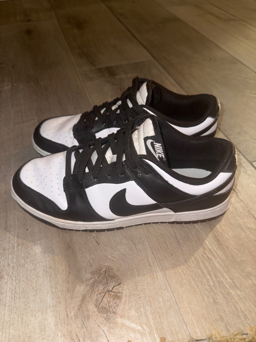 Nike Black and White Low-Top Sneakers